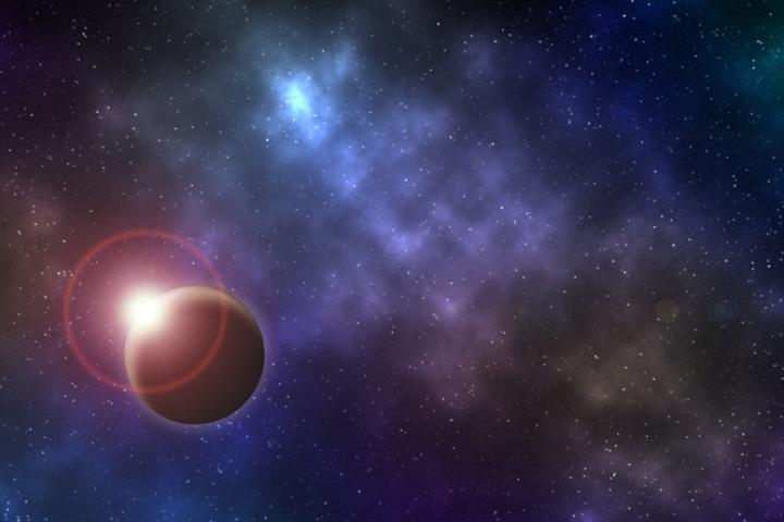 Imagen cedida por la NASA en la que se muestra un misterioso planeta.