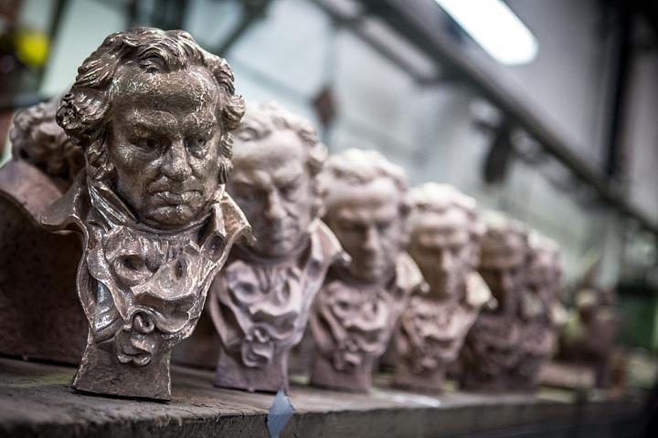 Premios Goya en una imagen de archivo.