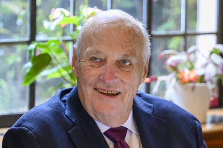 Harald de Noruega en un acto oficial en Londres en noviembre de 2025