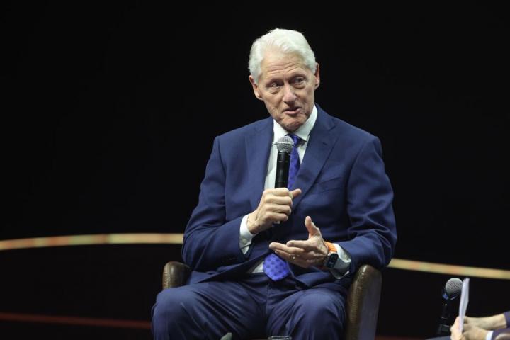 Bill Clinton, en en un acto en el año 2024