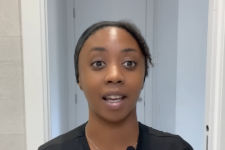 Danielle, joven estadounidense, quien vive en España.