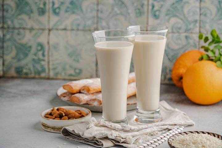 Dos vasos de horchata