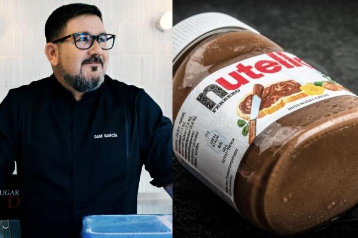 Una imagen de archivo del chef Dani García y un bote de Nutella