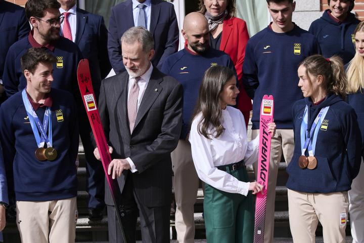 Oriol Cardona y Ana Alonso en la Casa Real.
