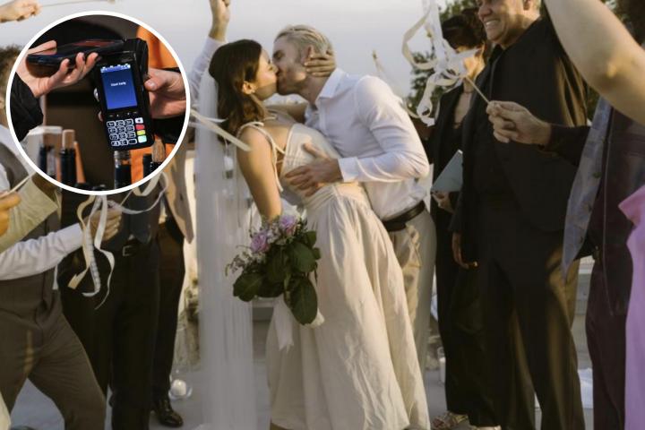 Una boda con invitados