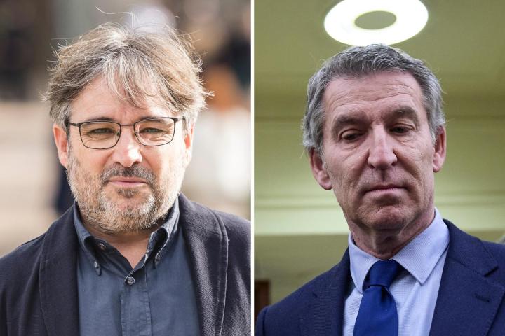 Foto de Jordi Évole y Alberto Núñez Feijóo.