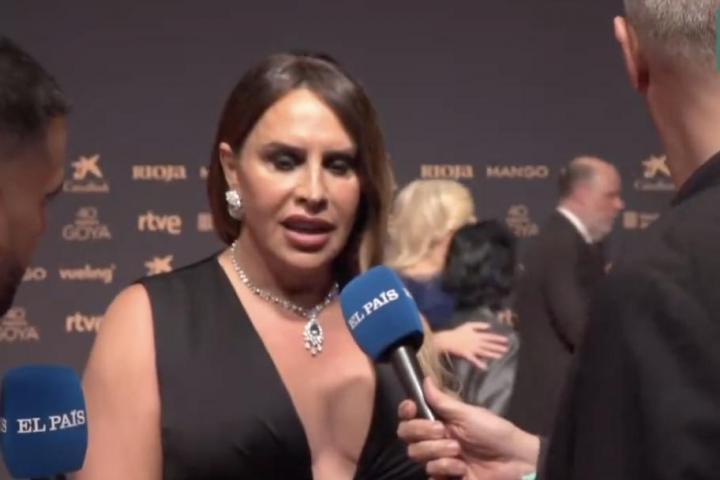 Karla Sofía Gascón, en los premios Goya 2026.
