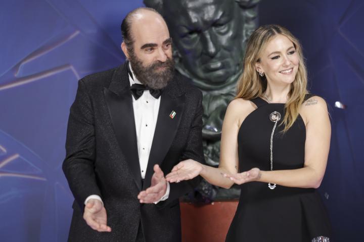 Luis Tosar posing on a red carpet during the Goya Awards 2026 in Barcelona, Spain, on Saturday, 28 February 2026.