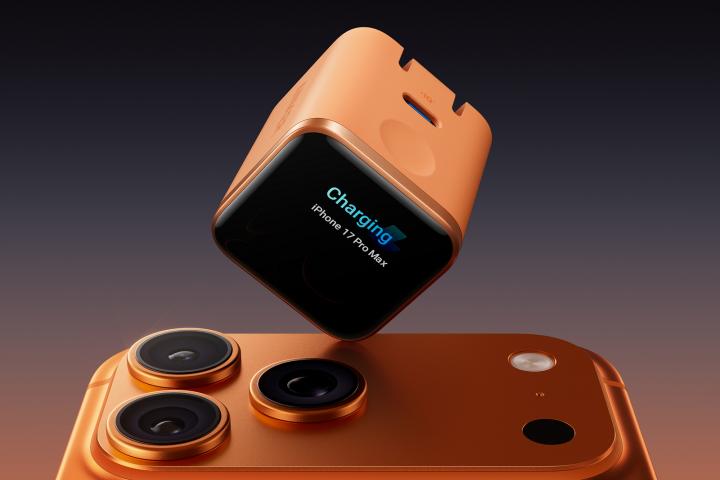 Anker Nano Cargador, en el color naranja cósmico.