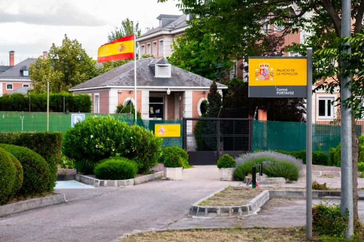 Entrada del Palacio de La Moncloa