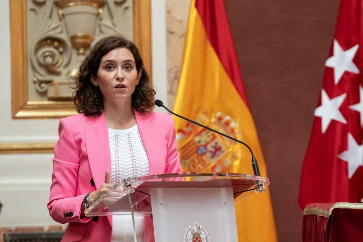 Díaz-Ayuso en la UCM en 2023