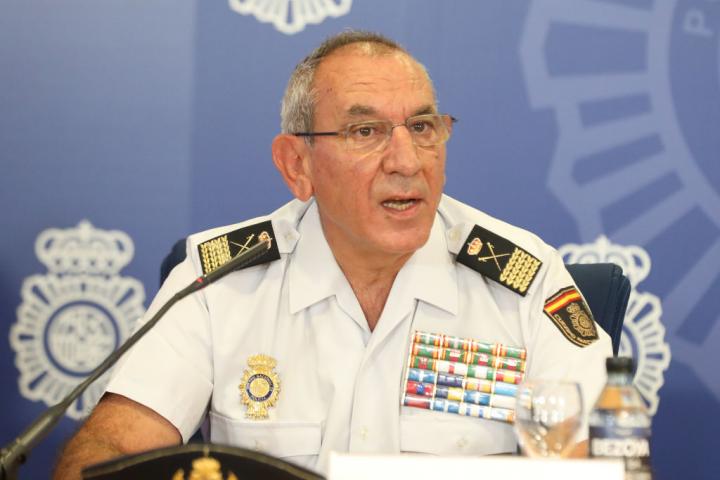 José Ángel González, por entonces DAO de la Policía Nacional, en una imagen de archivo