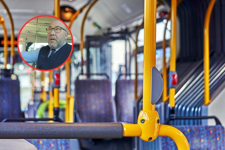 El conductor de autobús, conocido como @elbodas.