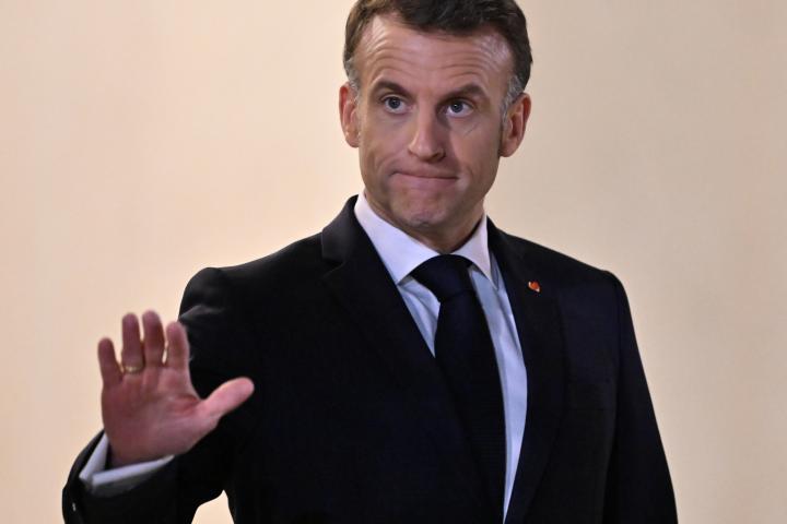 El presidente francés, Enmanuel Macron.