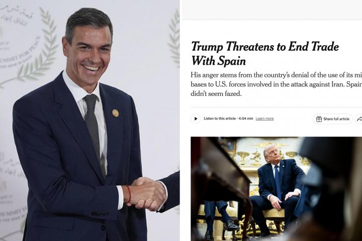 Sanchez y la portada de New York Times