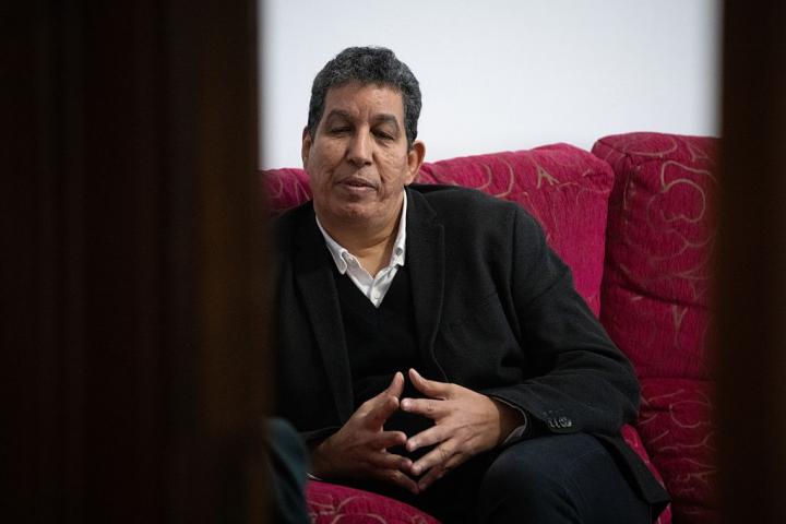 Abdulah Arabi, delegado del Frente Polisario en España
