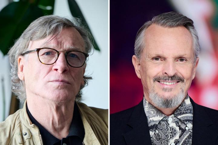 El coreógrafo Nacho Duato y el cantante Miguel Bosé.