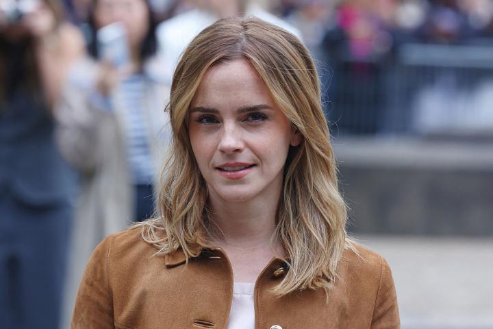 Emma Watson en el desfile de Miu Miu en París el pasado mes de octubre.