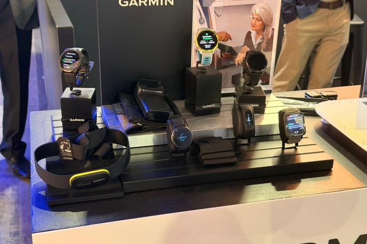 Stand de Garmin en el MWC 2026.