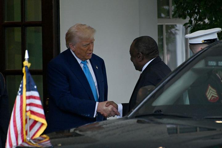 Donald Trump recibe a Cyril Ramaphosa en la Casa Blanca