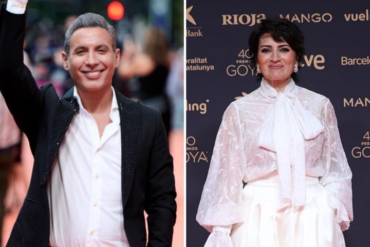 El cantante Pitingo y la actriz Silvia Abril.