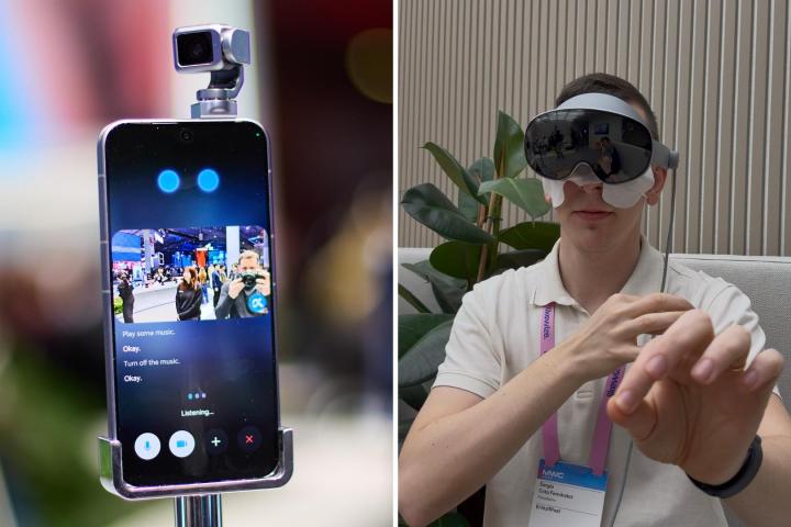 El Robot Phone de Honor y probando las Galaxy XR.