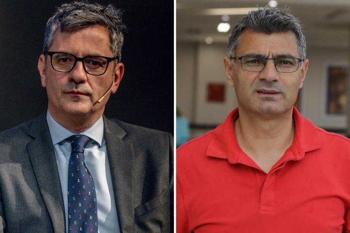 Félix Bolaños y Yusuf Dikeç.