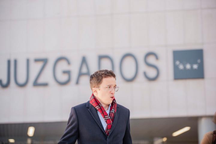 Íñigo Errejón, en los juzgados