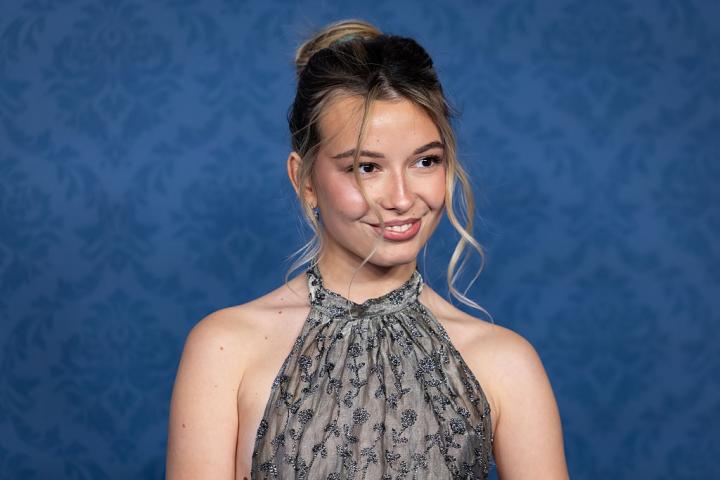 La influencer Ona Gonfaus en la premiere de 'Los Bridgerton'.