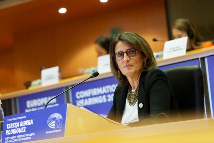 La vicepresidenta de la Comisión Europea para una Transición Limpia, Justa y Competitiva, Teresa Ribera