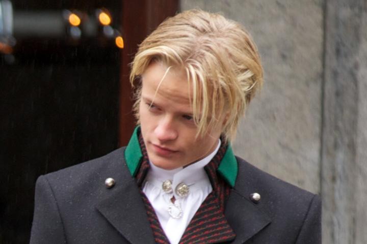 Marius Borg Høiby en la celebración del Día Nacional de Noruega 2015