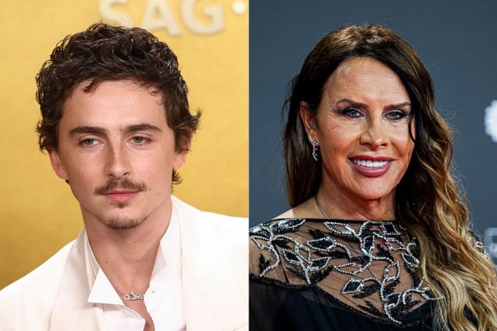 Timothée Chalamet y Karla Sofía Gascón, en imágenes de archivo