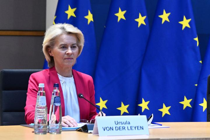 Von der Leyen, fotografiada el 3 de marzo de 2026 en Bruselas.