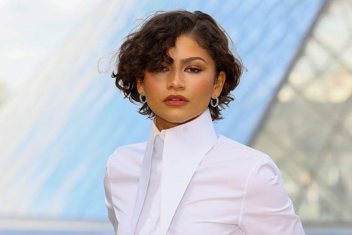 Zendaya, este martes en el desfile de Louis Vuitton en París