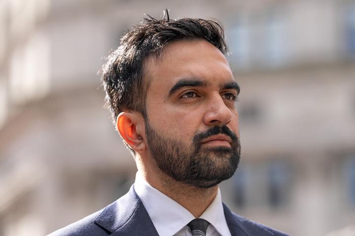 Zohran Mamdani, alcalde de Nueva York, en una conferencia de prensa, el viernes 10 de octubre de 2025, en Manhattan.