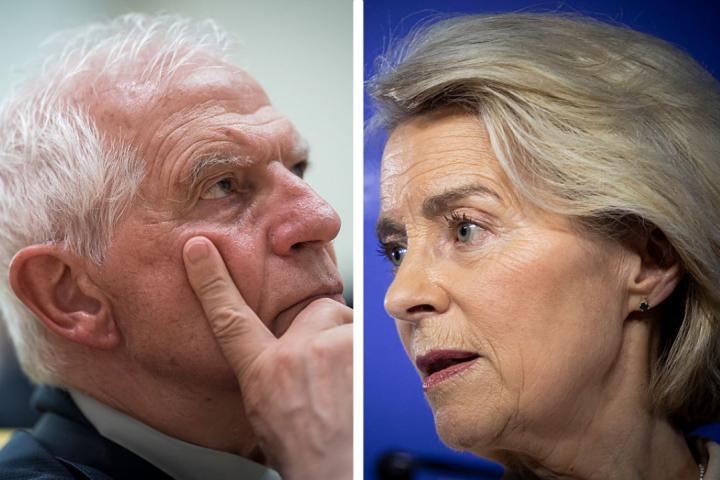 Josep Borrell 'contra' Ursula von der Leyen