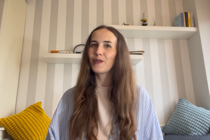 Ori, youtuber ucraniana que vive en España.