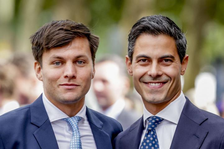 La pareja formada por Rob Jetten y Nicolás Keenan