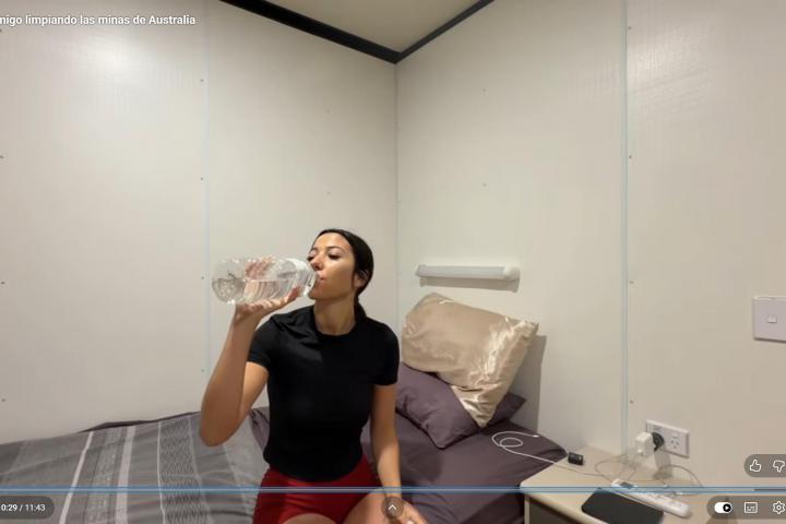 Marta, joven trabajando en Australia