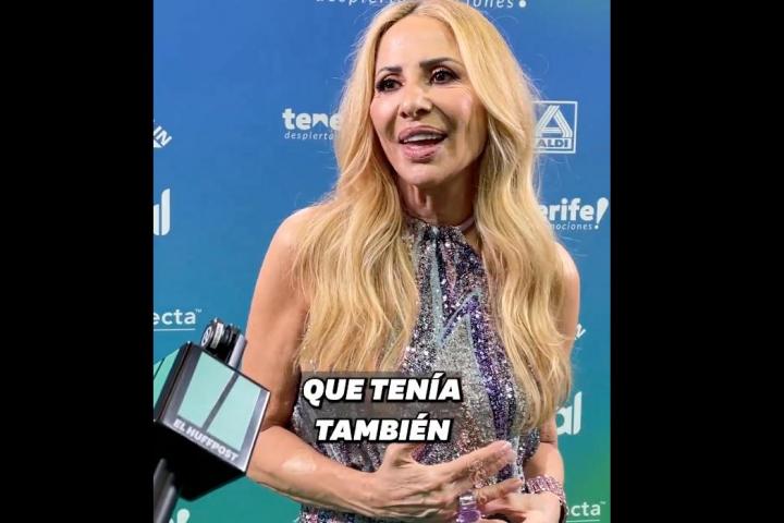 Marta Sánchez en los Premios Dial Tenerife 2026.