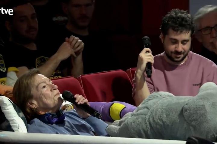 Rosa en 'La Revuelta' de TVE.