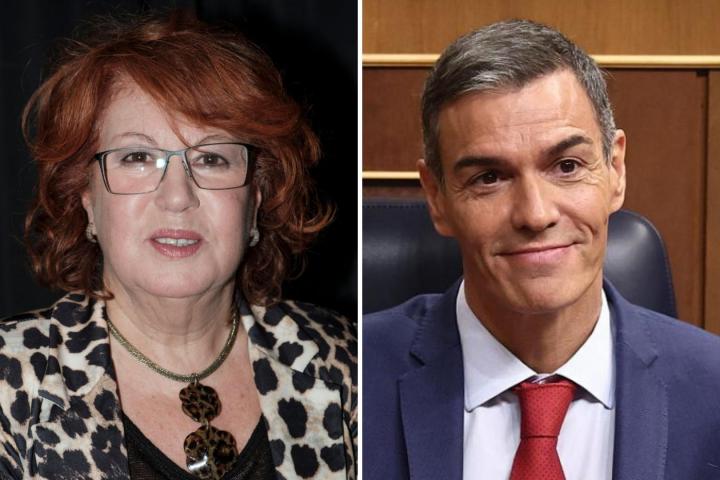Rosa Villacastín y Pedro Sánchez.