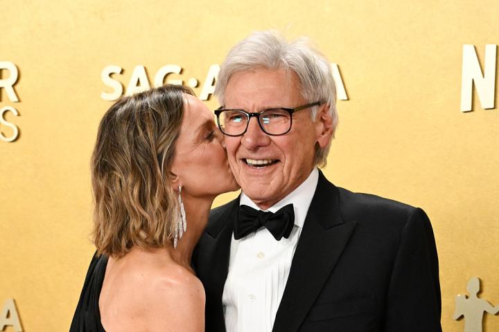 Harrison Ford y Calista Flockhart en los premios SAG el pasado 1 de marzo.