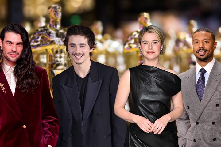 Óliver Laxe, Timothée Chalamet, Jessie Buckley y Michael B. Jordan