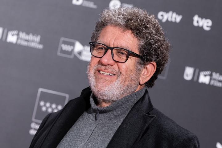 MADRID, SPAIN - JANUARY 16: Pedro Casablanc attends the candidates to the Iris Awards 2026 red carpet at Real Casa de Correos on January 16, 2026 in Madrid, Spain. (Photo by Aldara Zarraoa/WireImage)