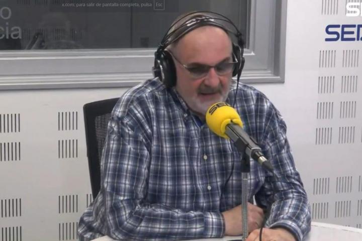 Antón Losada, este domingo en la Cadena SER.