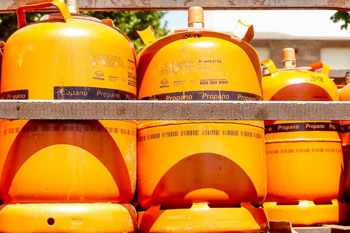 Bombonas de butano