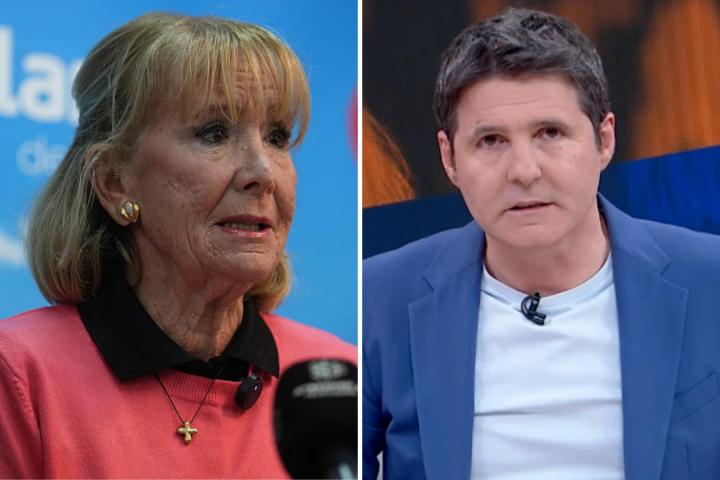 Esperanza Aguirre y Jesús Cintora.