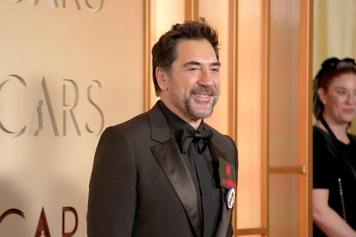 Javier Bardem durante los premios Oscar.