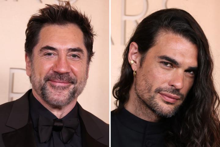 Javier Bardem y Oliver Laxe en la alfombra roja de los premios Oscar 2026